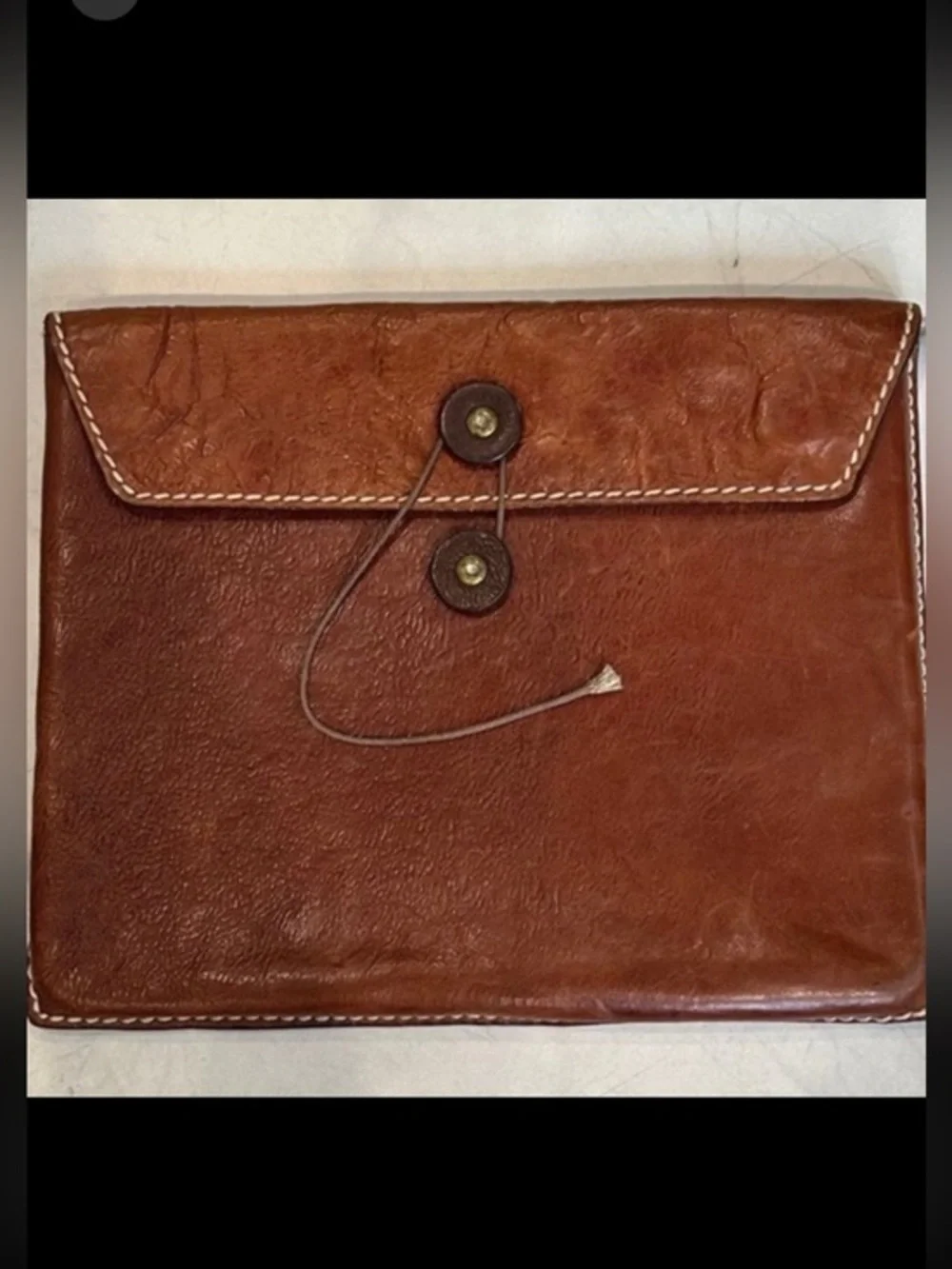 Fossil | vintage Brown Leather tech pouch